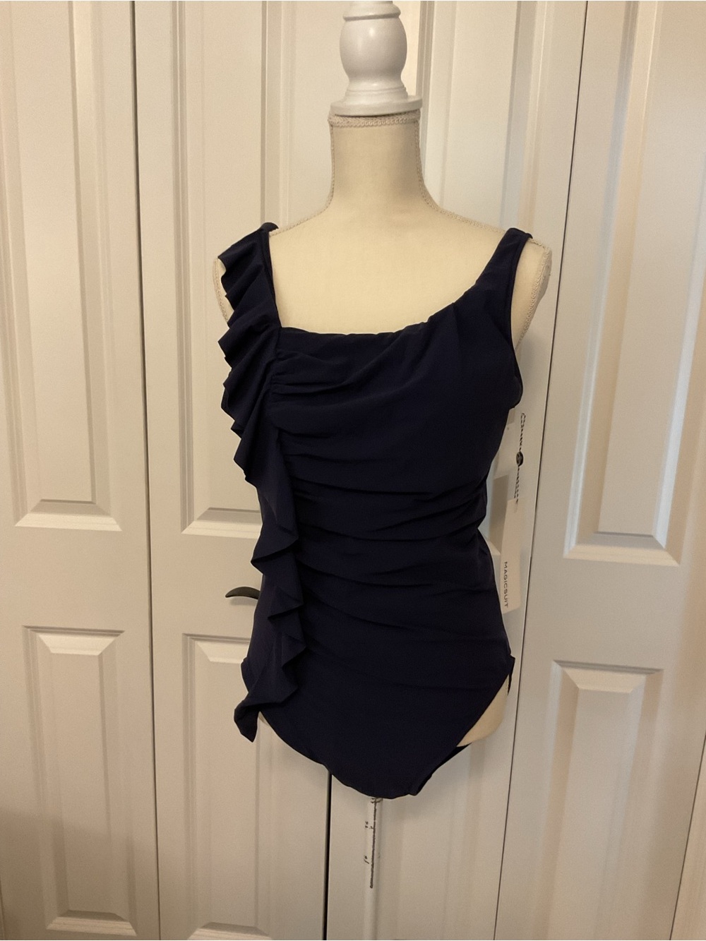 MAGICSUIT Cascade Lexi Ruffle One Piece Swimsuit NWT Size 16